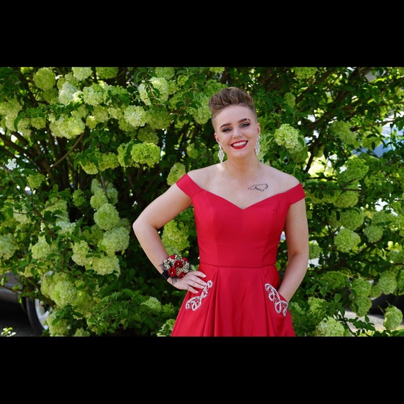 Red Prom Dress - Picture 3 of 3
